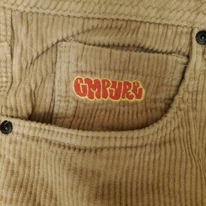 Empyre Corduroy Skate Pants Tan Size 30 Baggy Fit